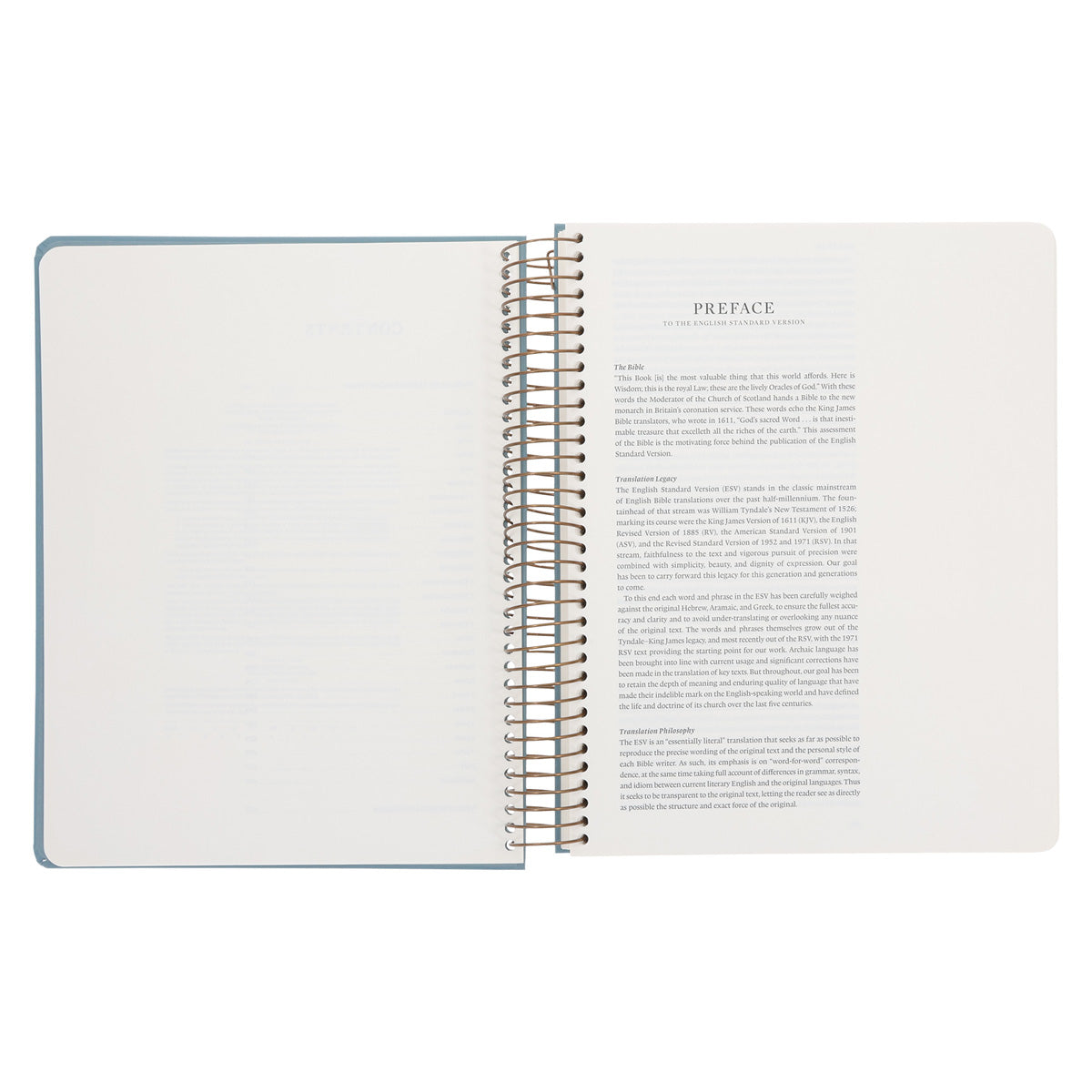 ESV Spiral-Bound Hardcover New Testament Journaling Bible