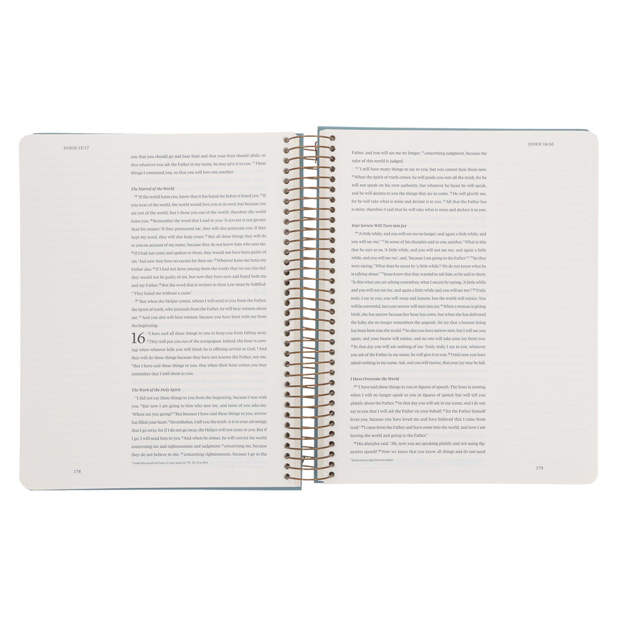 ESV Spiral-Bound Hardcover New Testament Journaling Bible