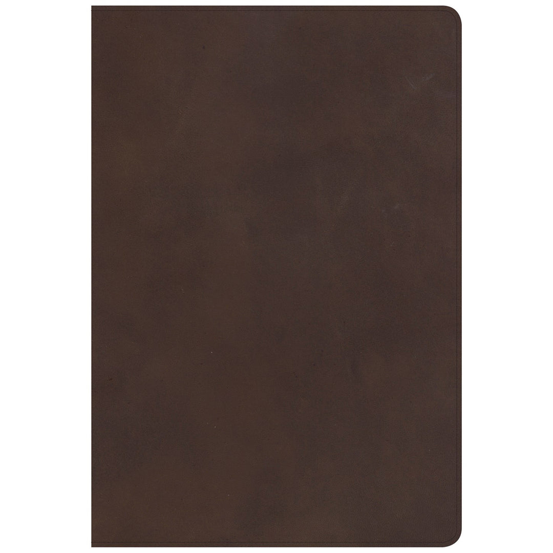 CSB Reference Bible Super Giant Print Brown (Genuine Leather)