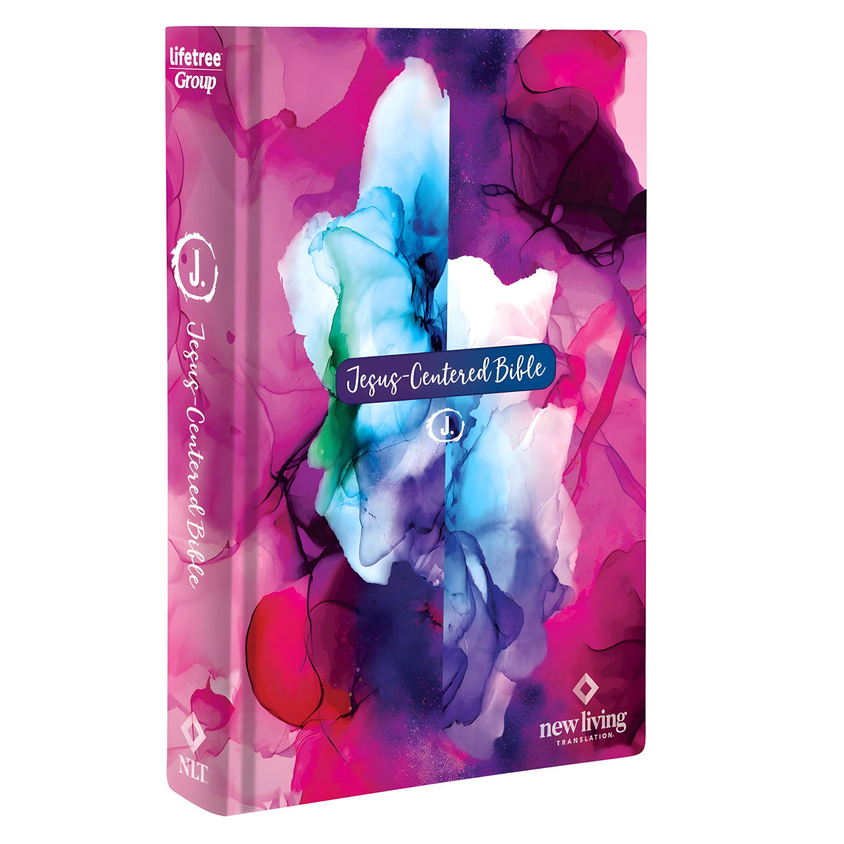 NLT Watercolor Hardcover Jesus-Centered Bible