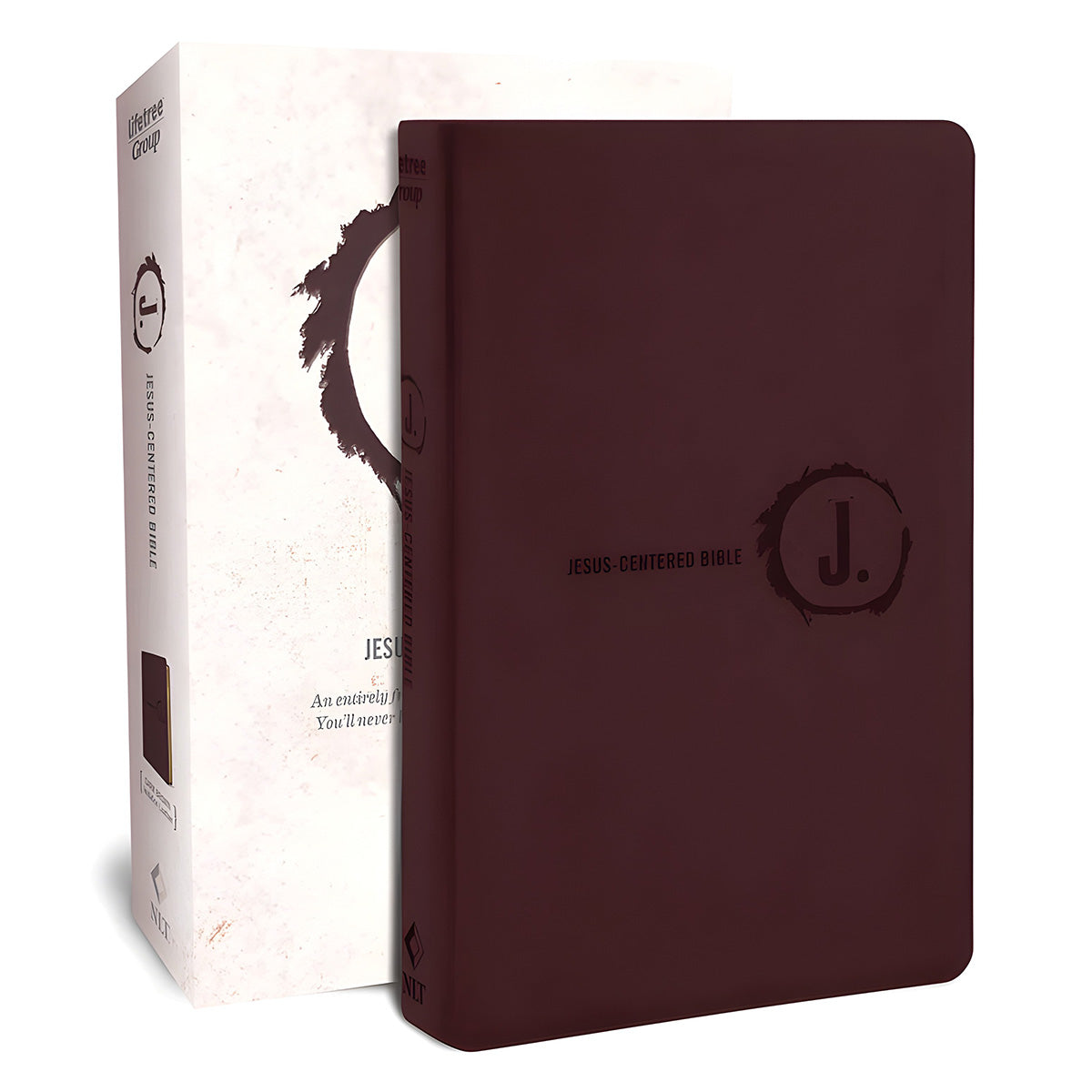 NLT Dark Brown Imitation Leather Jesus-Centered Bible