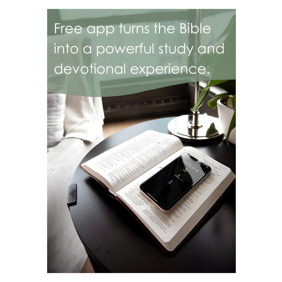 NLT Earthen Teal Blue Imitation Leather Filament Thinline Reference Bible