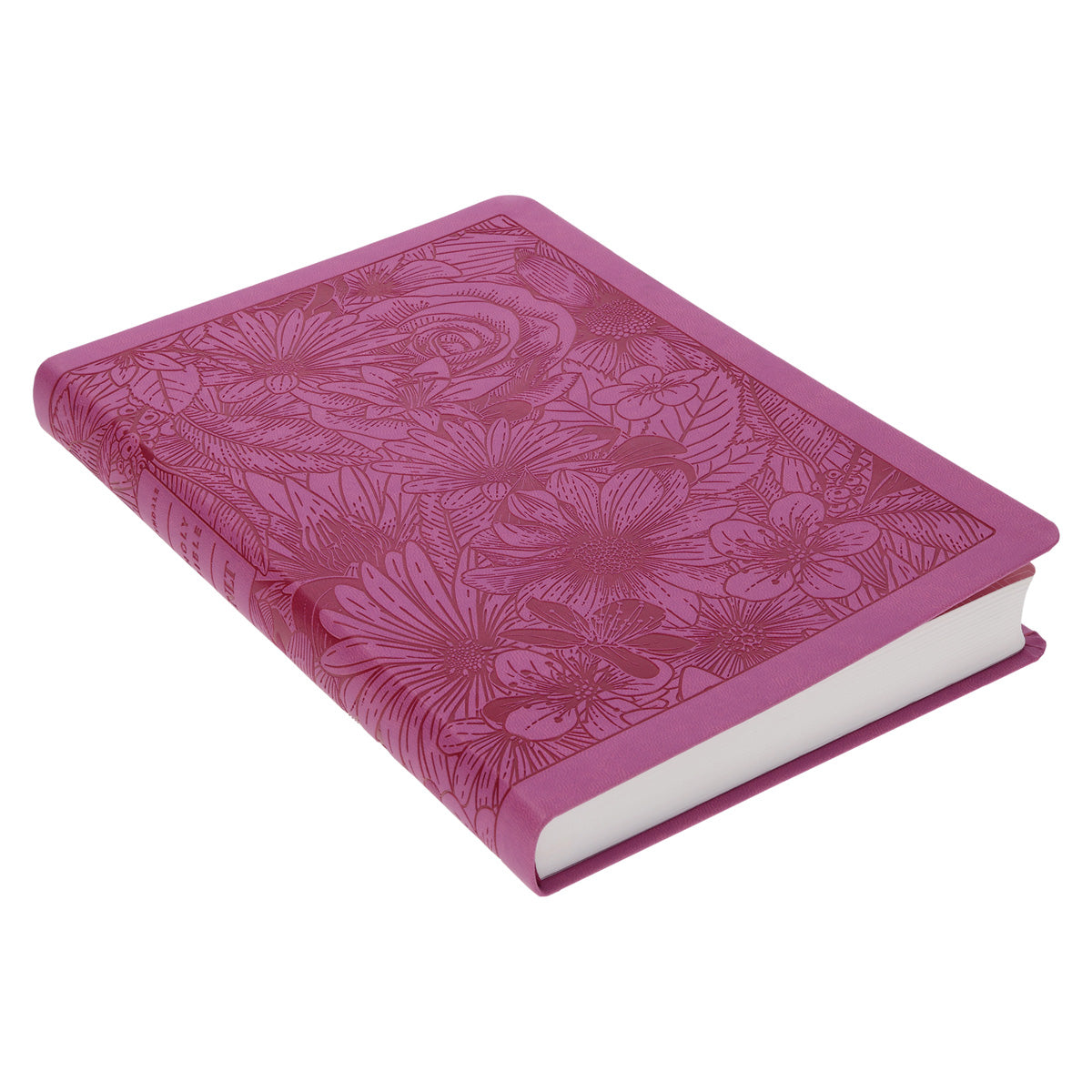 NLT Filament Premium Value Thinline Bible, Large Print, Garden Pink (Imitation Leather)