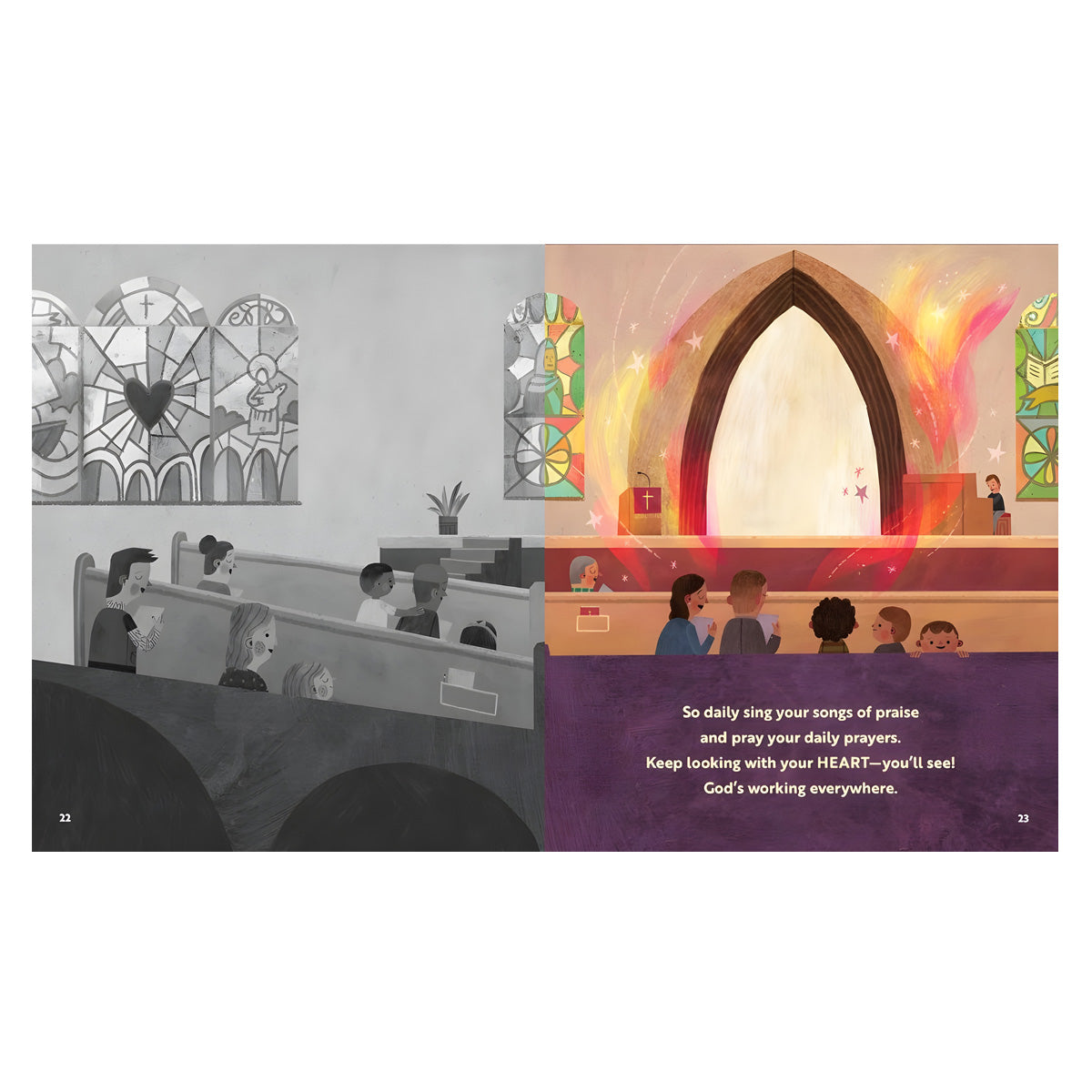 He Is There - Shine God's Light (Hardcover)