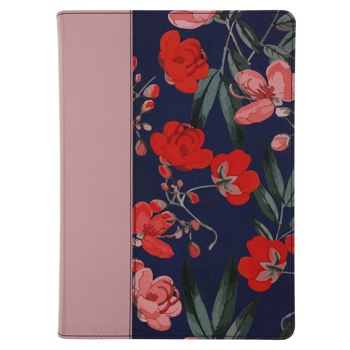NLT Pink Evening Bloom Imitation Leather 3rd Edition Life Application Study Bible
