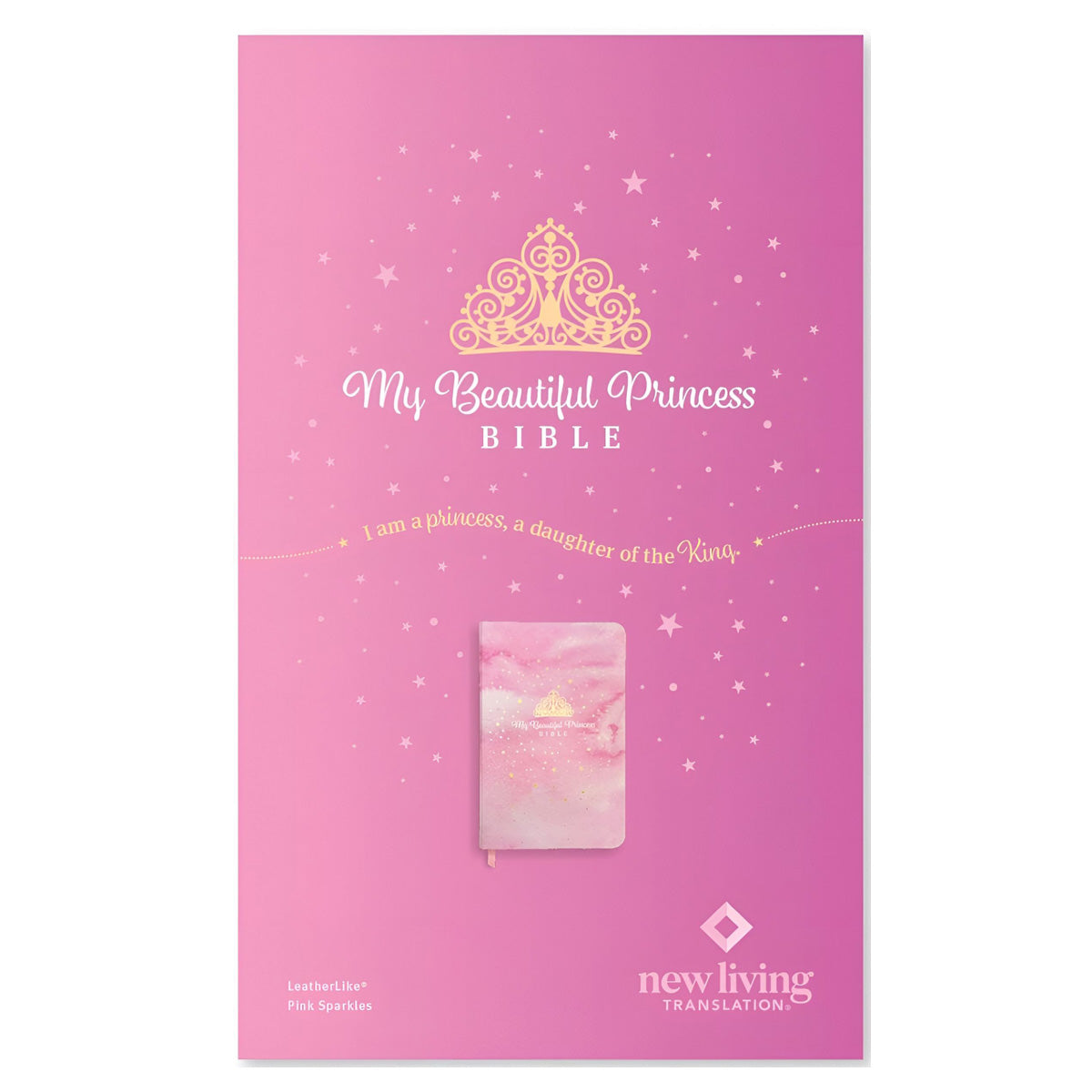 NLT Pink Sparkles Imitation Leather My Beautiful Princess Bible
