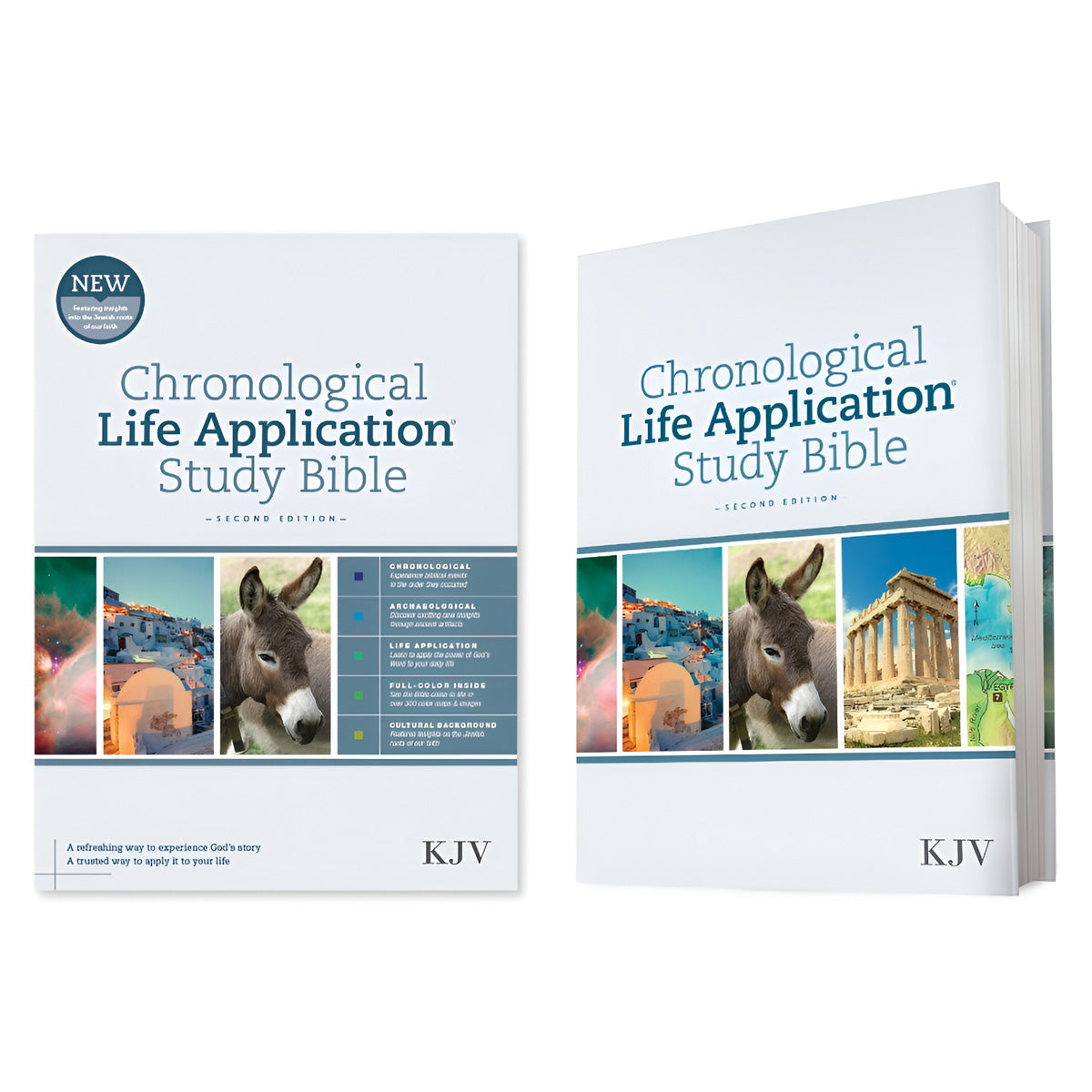 KJV Hardcover Chronological Life Application Study Bible Second Edition