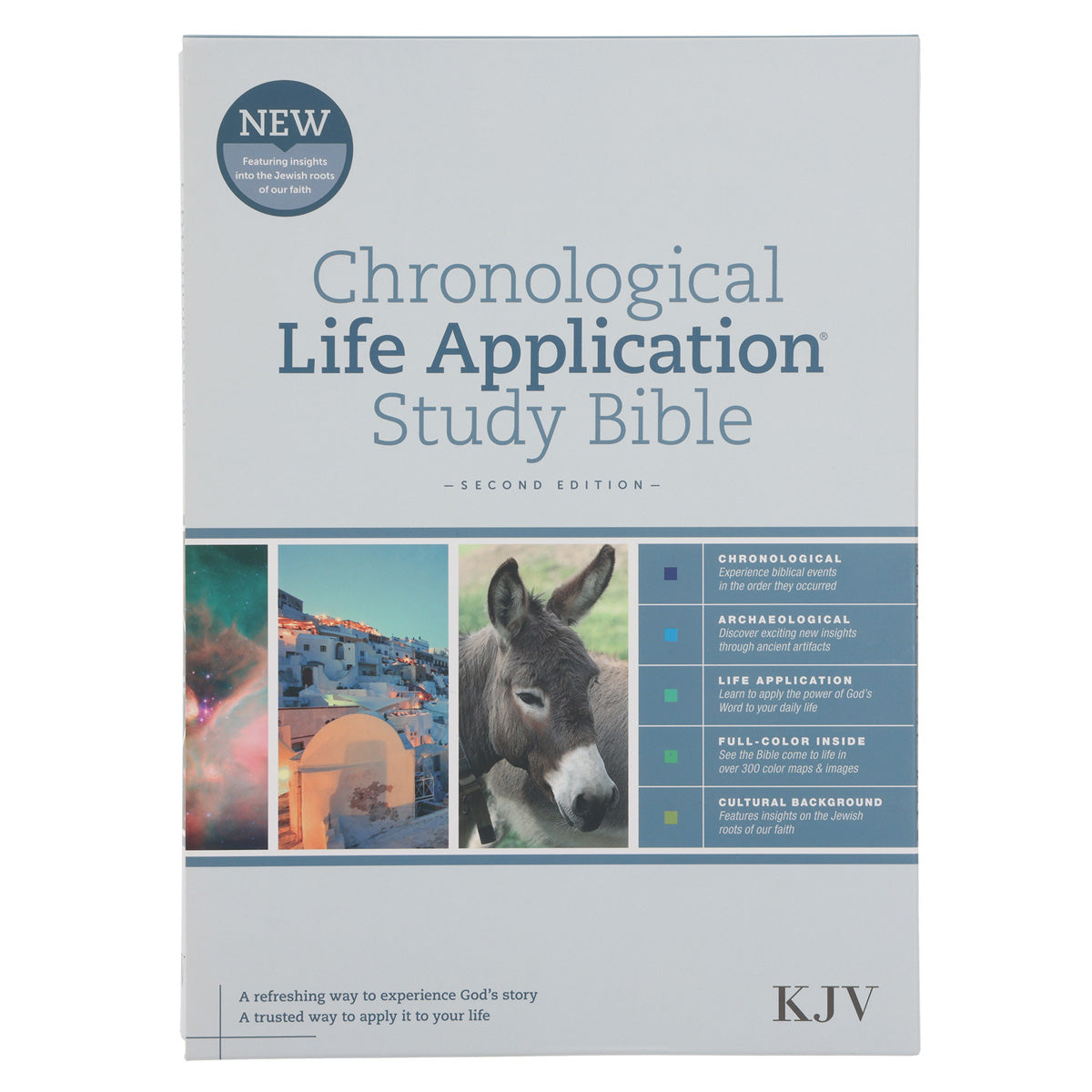 KJV Hardcover Chronological Life Application Study Bible Second Edition