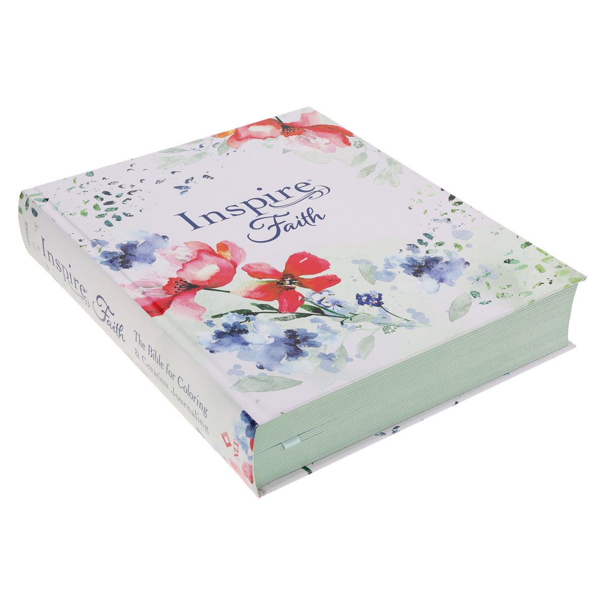 NLT Wildflower Meadow Hardcover Inspire Faith Filament-Enabled Bible Large Print