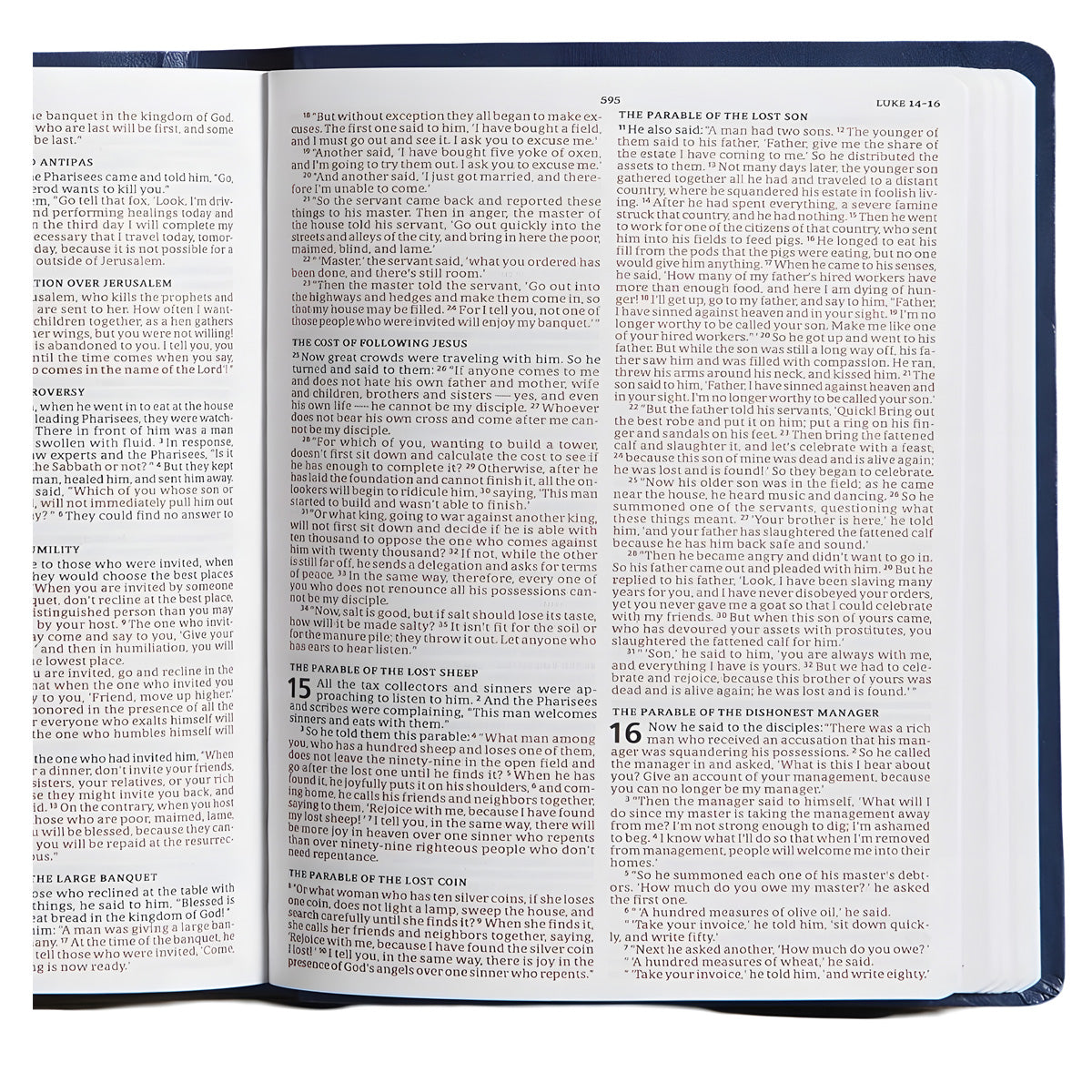 CSB Blue Imitation Leather Gift & Award Bible