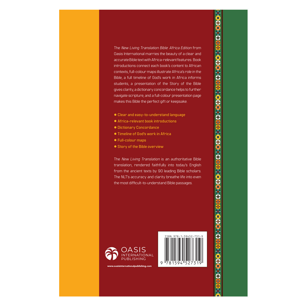 NLT Hardcover Africa Edition Bible