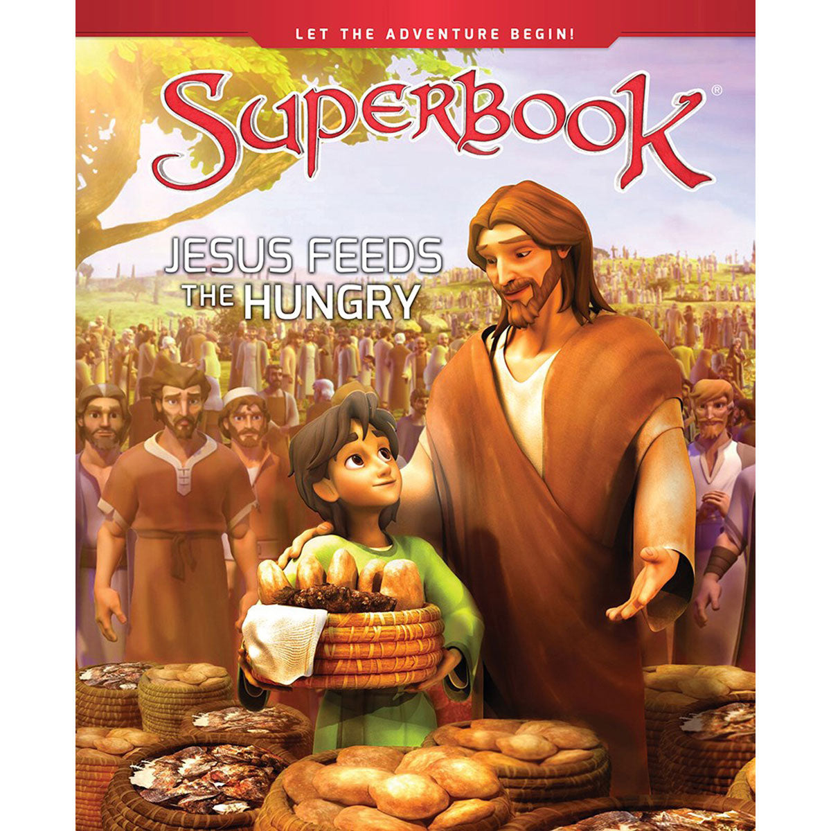 Jesus Feeds The Hungry (Superbook)(Hardcover)