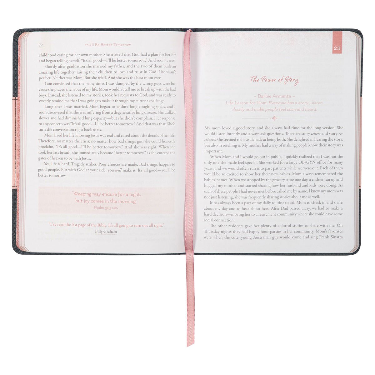 Life Lessons For Mom: Stories of Love, Laughter & Wisdom for a Mother's Heart (Faux Leather)