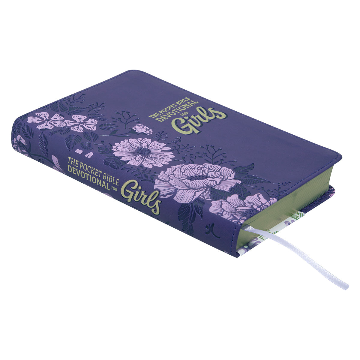Pocket Bible Faux Leather Devotional For Girls