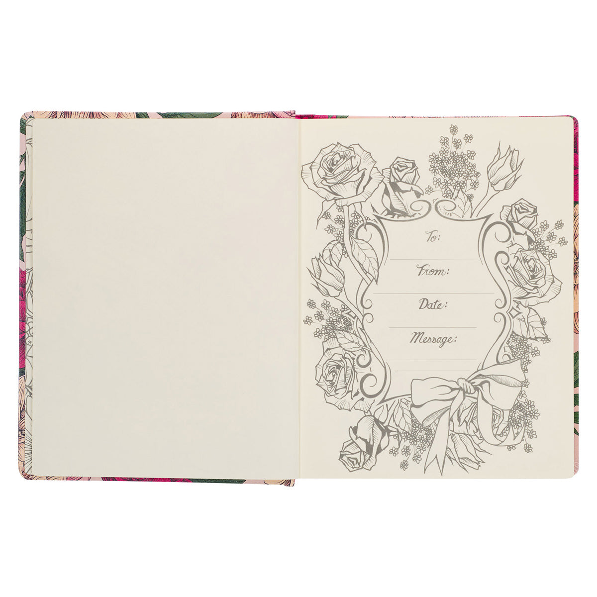 KJV Pink Floral Hardcover My Creative Bible