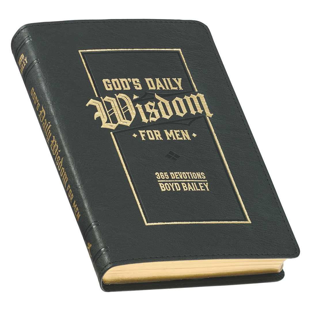 God's Daily Wisdom For Men Faux Leather