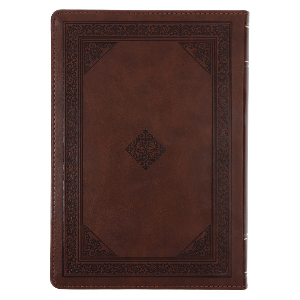 NLT Brown Flexcover Faux Leather Everyday Devotional Bible for Men