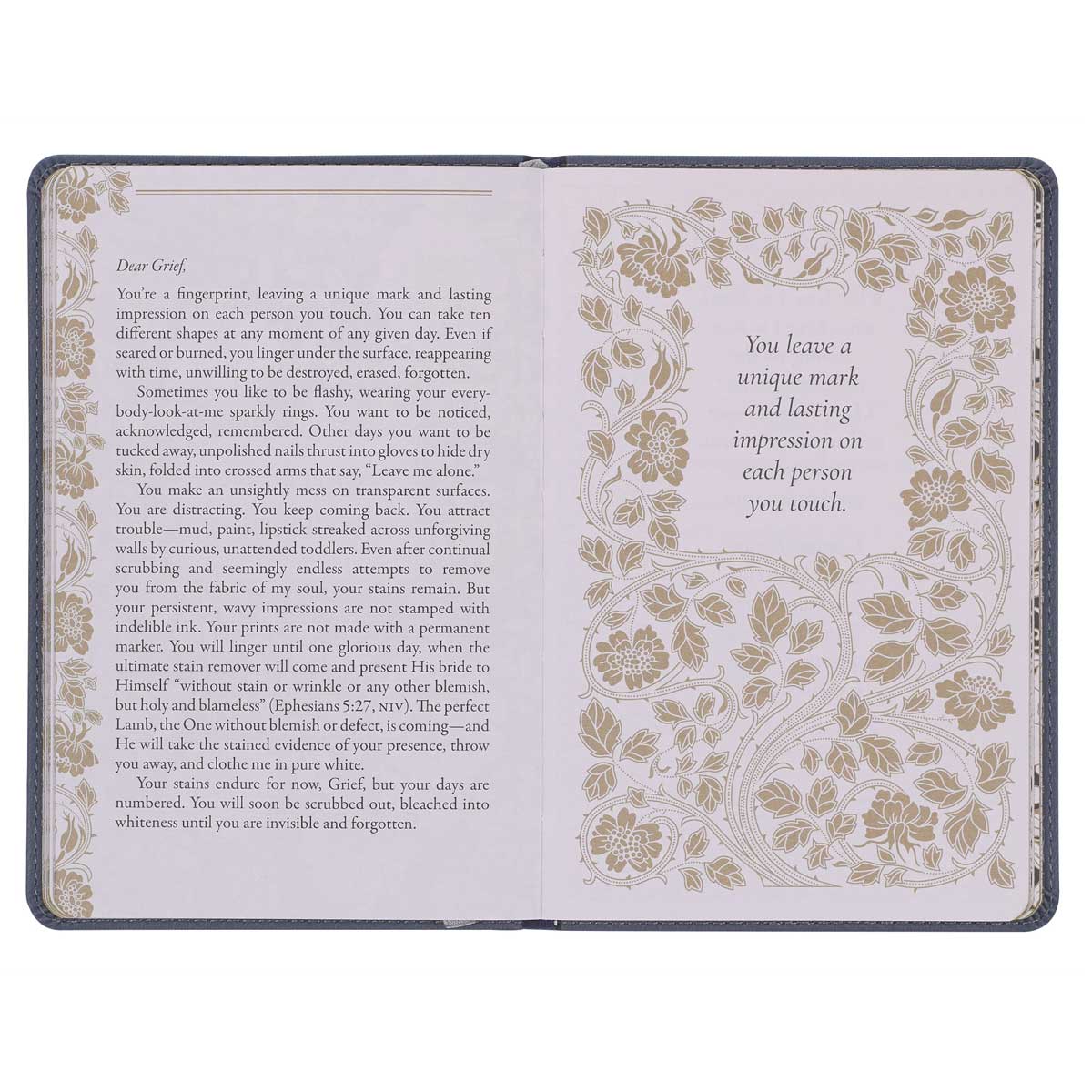 Letters To Grief: Finding Healing and Comfort In Your Loss (Faux Leather)