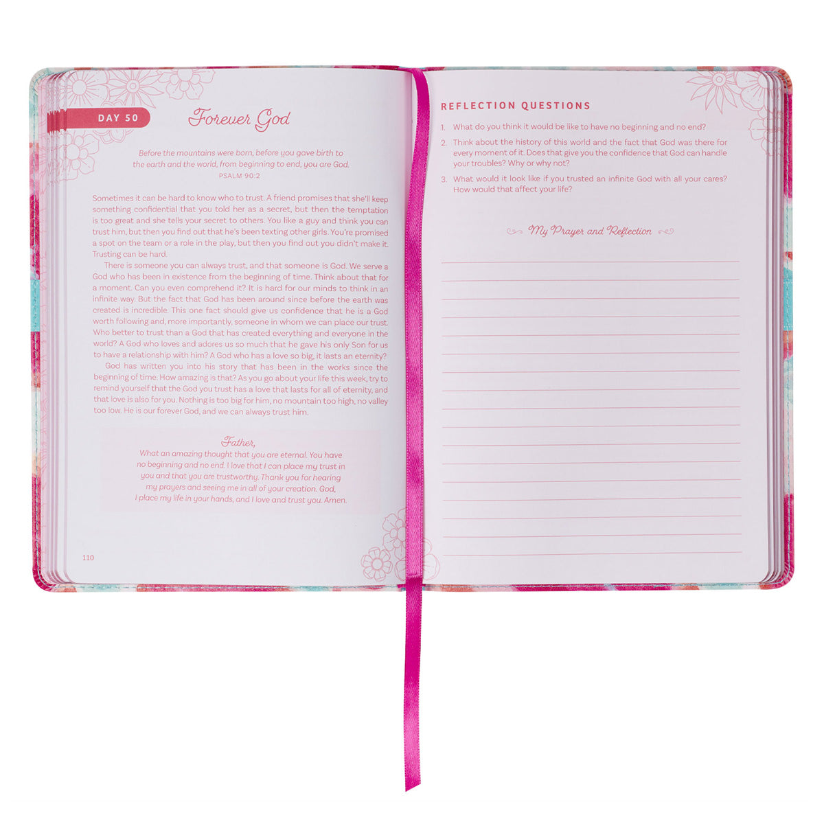 Moments with God for Teen Girls: 100 Devotions (Faux Leather)