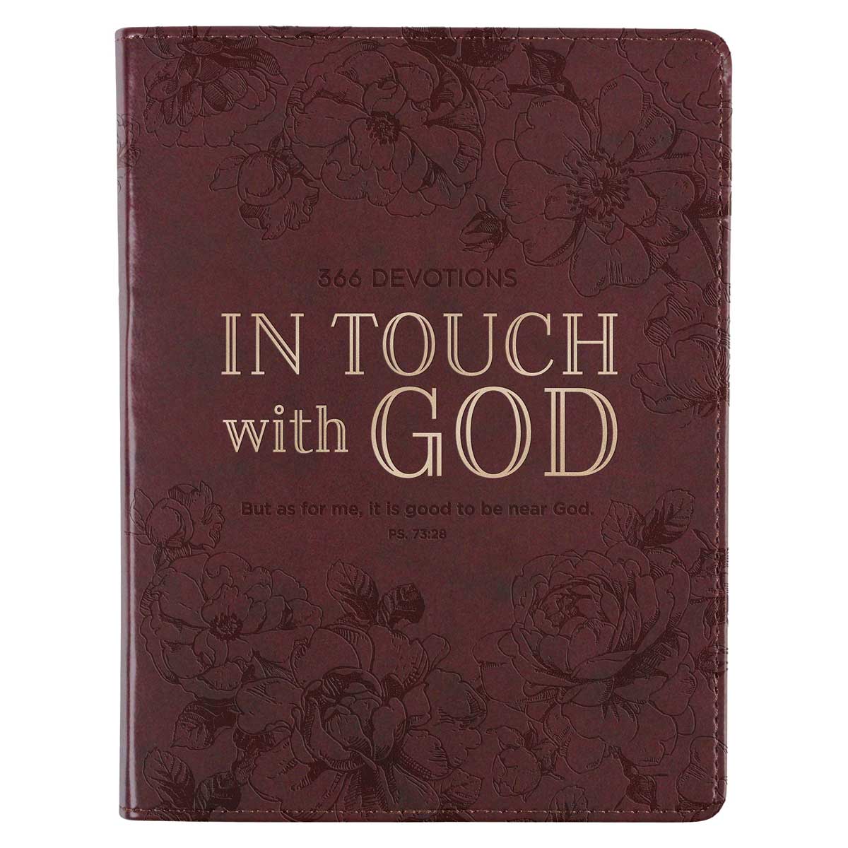 In Touch with God - 366 Devotions (Faux Leather)