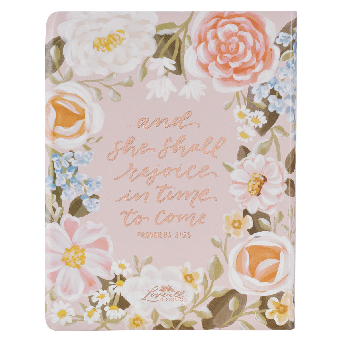 KJV Pink Floral Faux Leather Note-Taking Bible
