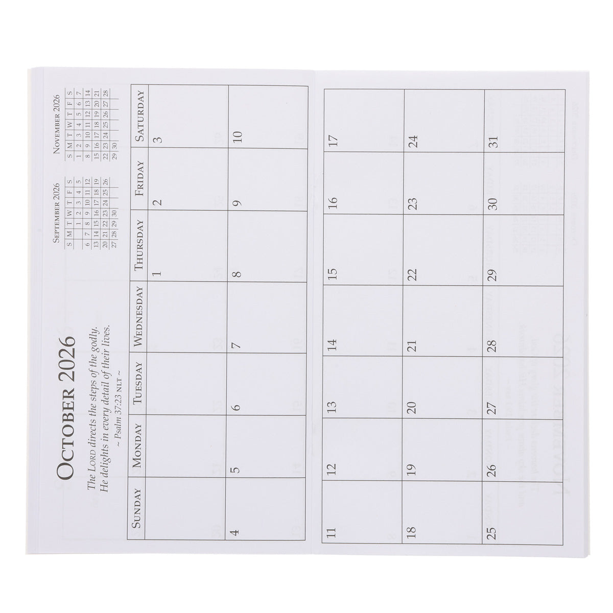 2026 Diary - Daily Planner - Your Word I A Lamp to My Feet and A Light to My Path
