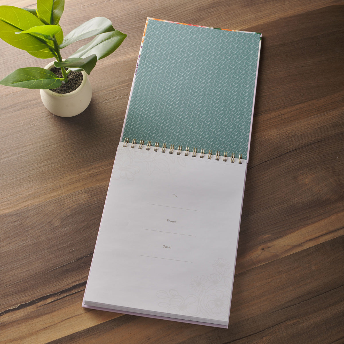 I Sought the Lord and He Heard Me and Delivered Me from All My Fears A4 Wirebound Notepad