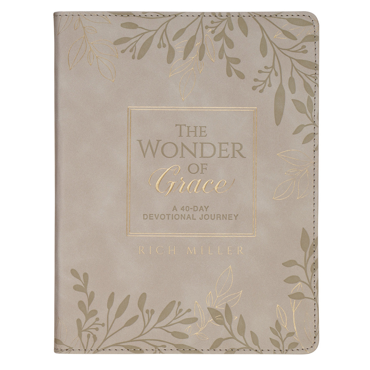 The Wonder of Grace: A 40-Day Devotional Journey (Faux Leather)