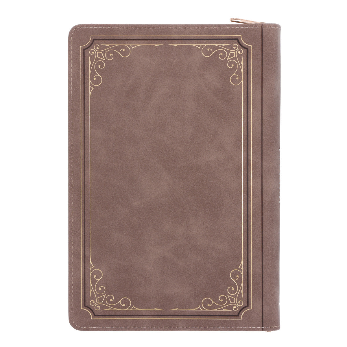 I Can Do All Things Through Christ Who Strengthens Me Faux Leather Journal with Zipped Closure