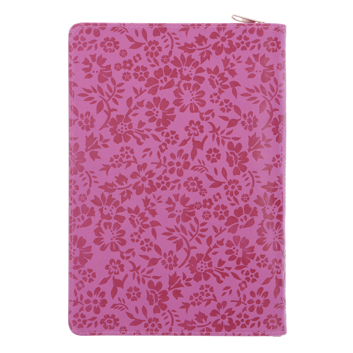 With God All Things Are Possible Faux Leather Journal with Zipped Closure