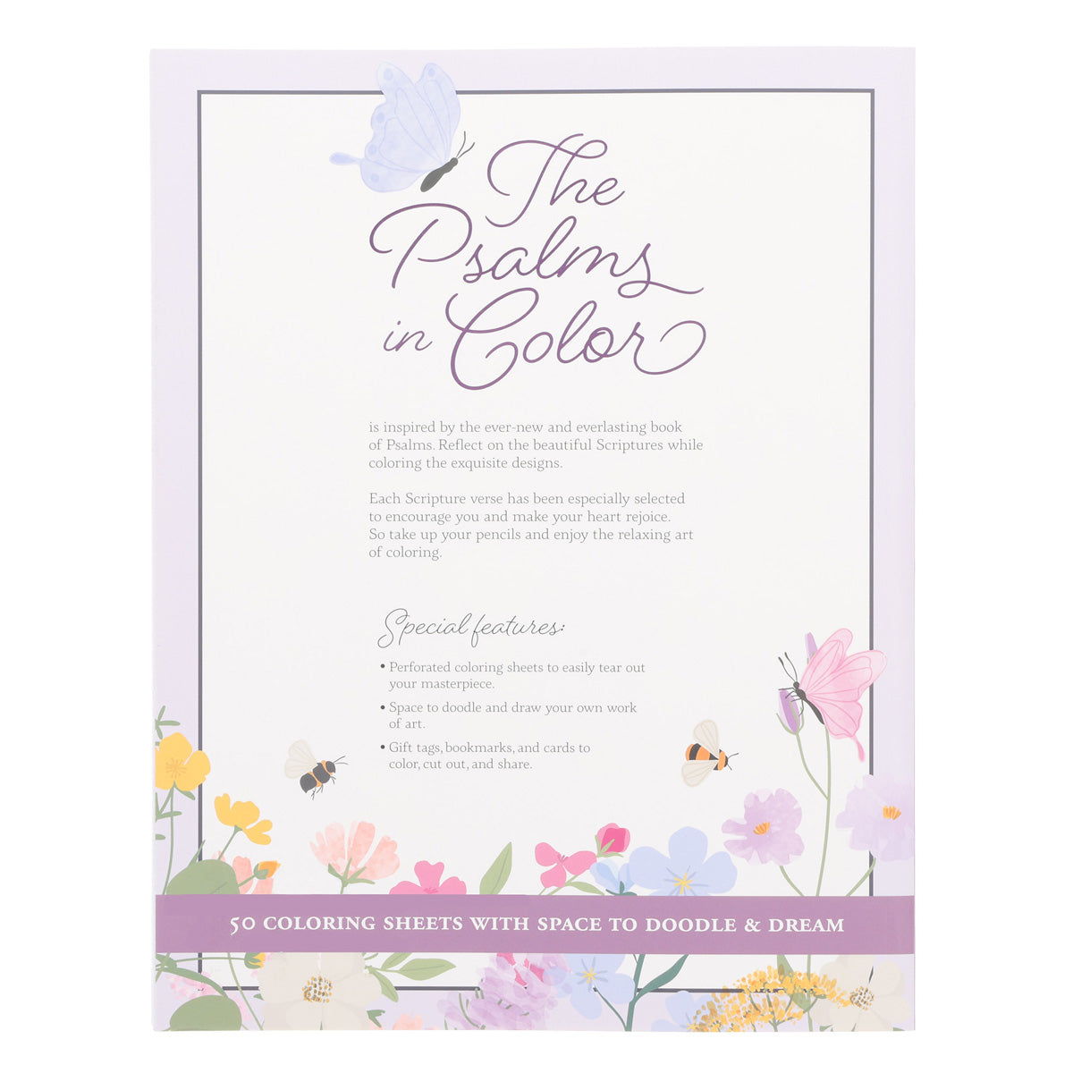 The Psalms in Color Coloring Book (Paperback)