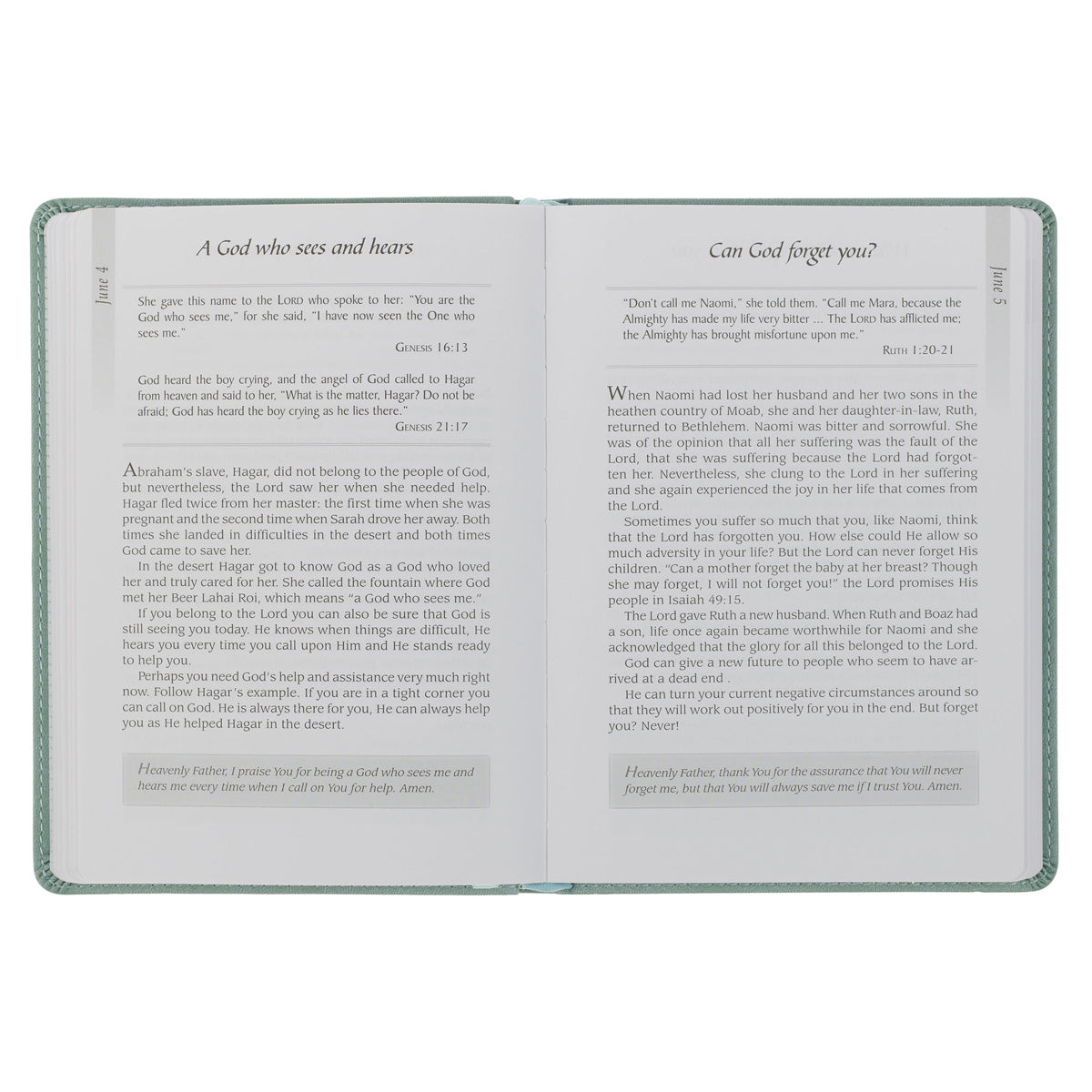 When the Day Breaks: A Daily Devotional for Women - 366 Devotions (Faux Leather)