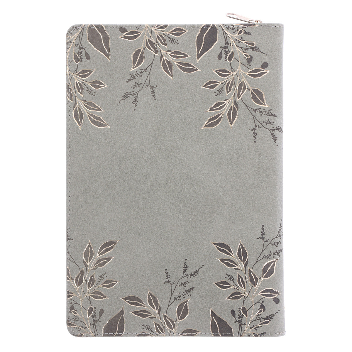 Strength and Dignity Sage Faux Leather Journal with Zipped Closure