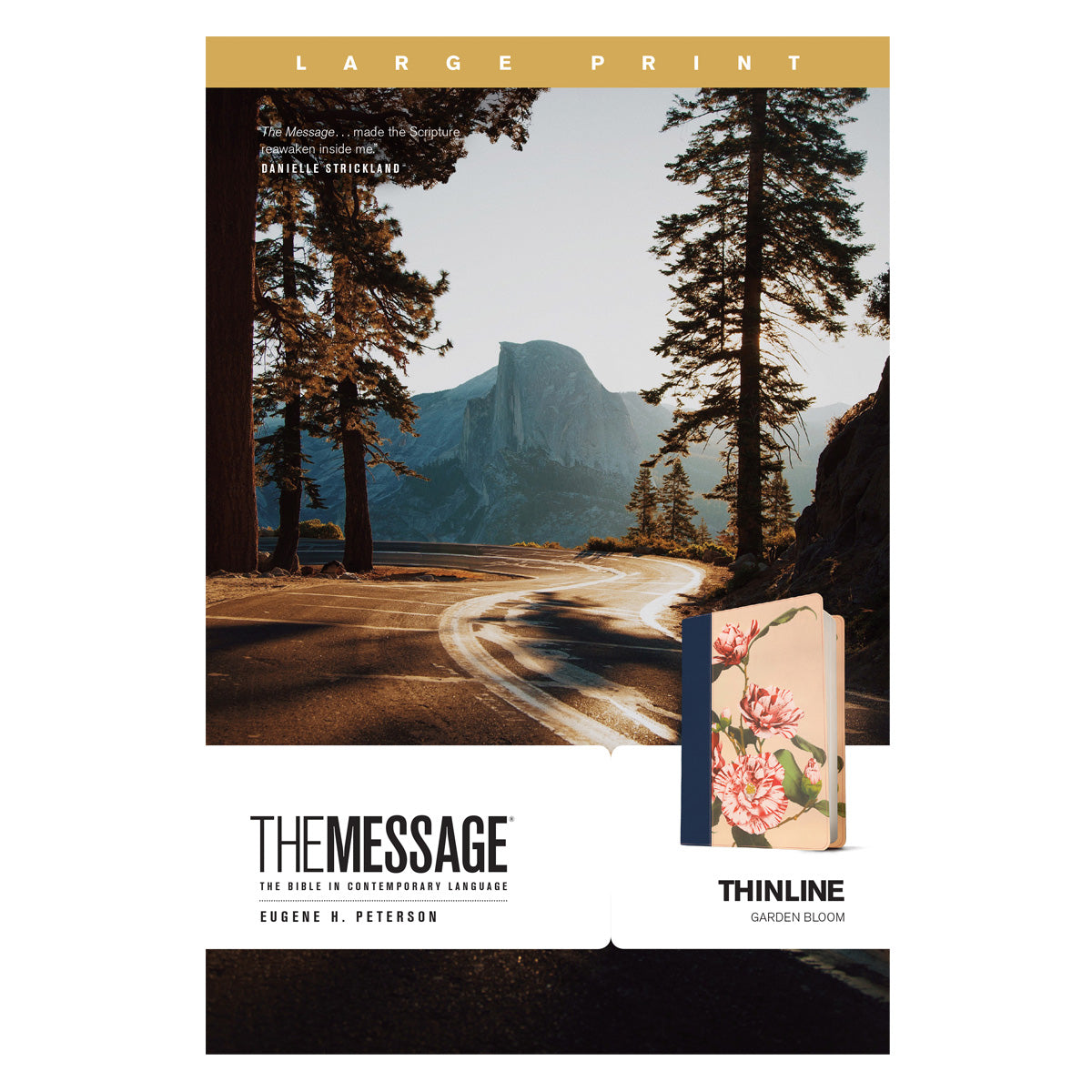 The Message Imitation Leather Thinline Bible Large Print
