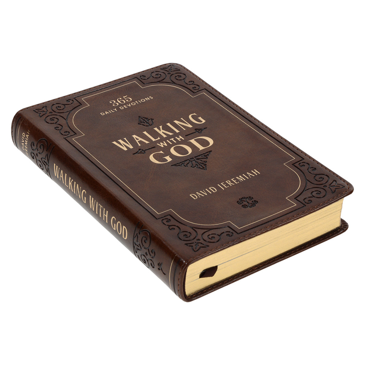 Walking With God: 365 Daily Devotions (Faux Leather)