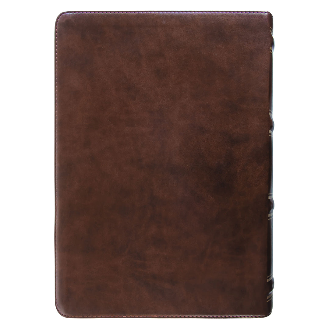 KJV Dark Brown Faux Leather Flexcover Study Bible