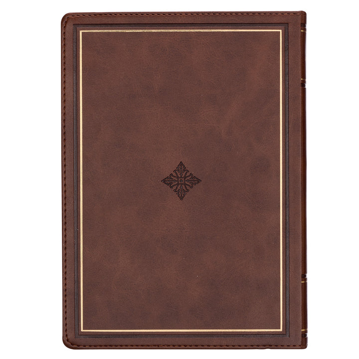 Walking With God Large Print Faux Leather