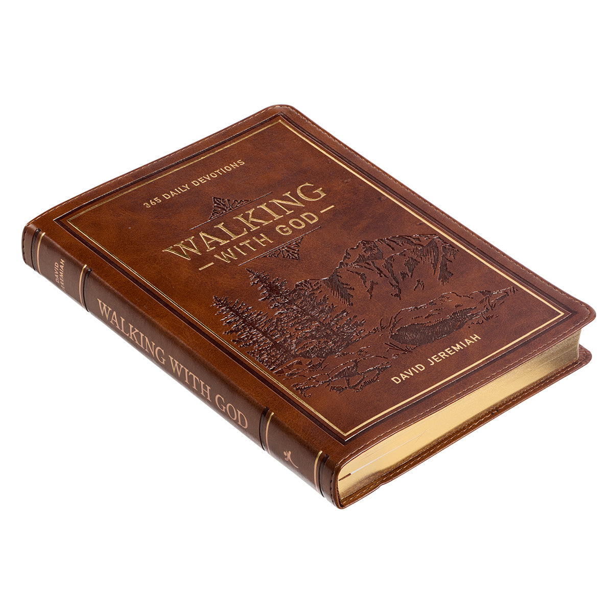 Walking With God Large Print Faux Leather