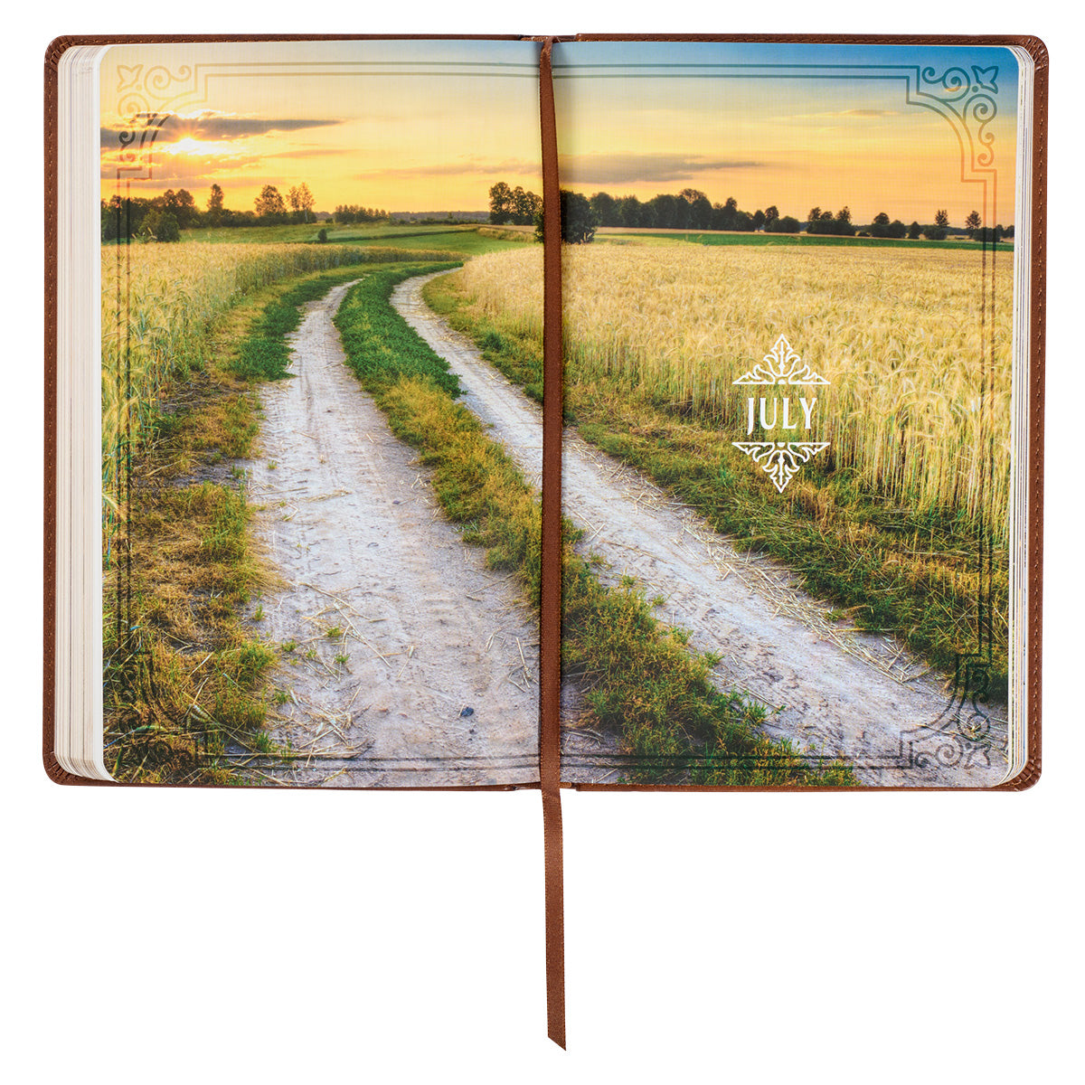 Walking With God Large Print Faux Leather