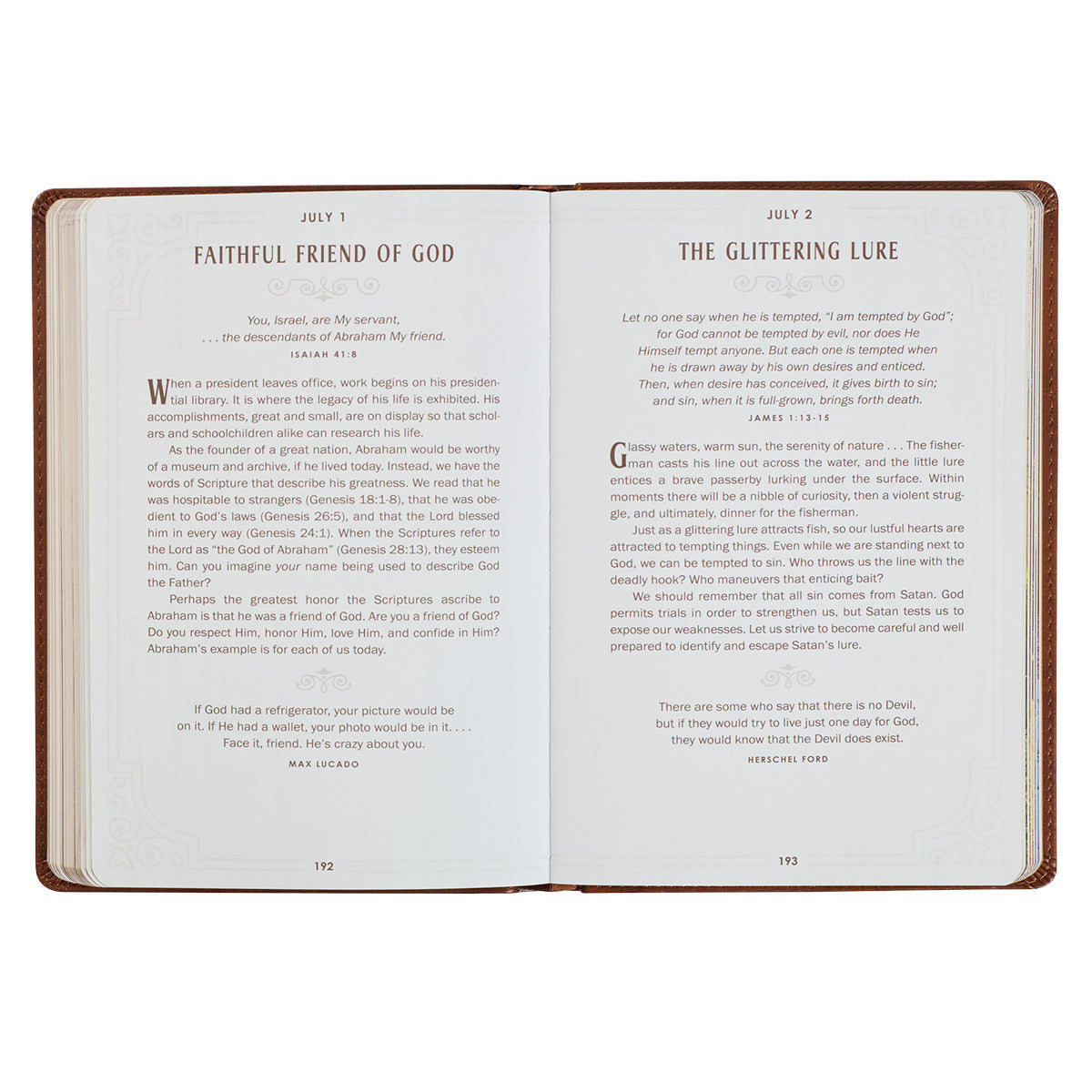 Walking With God Large Print Faux Leather