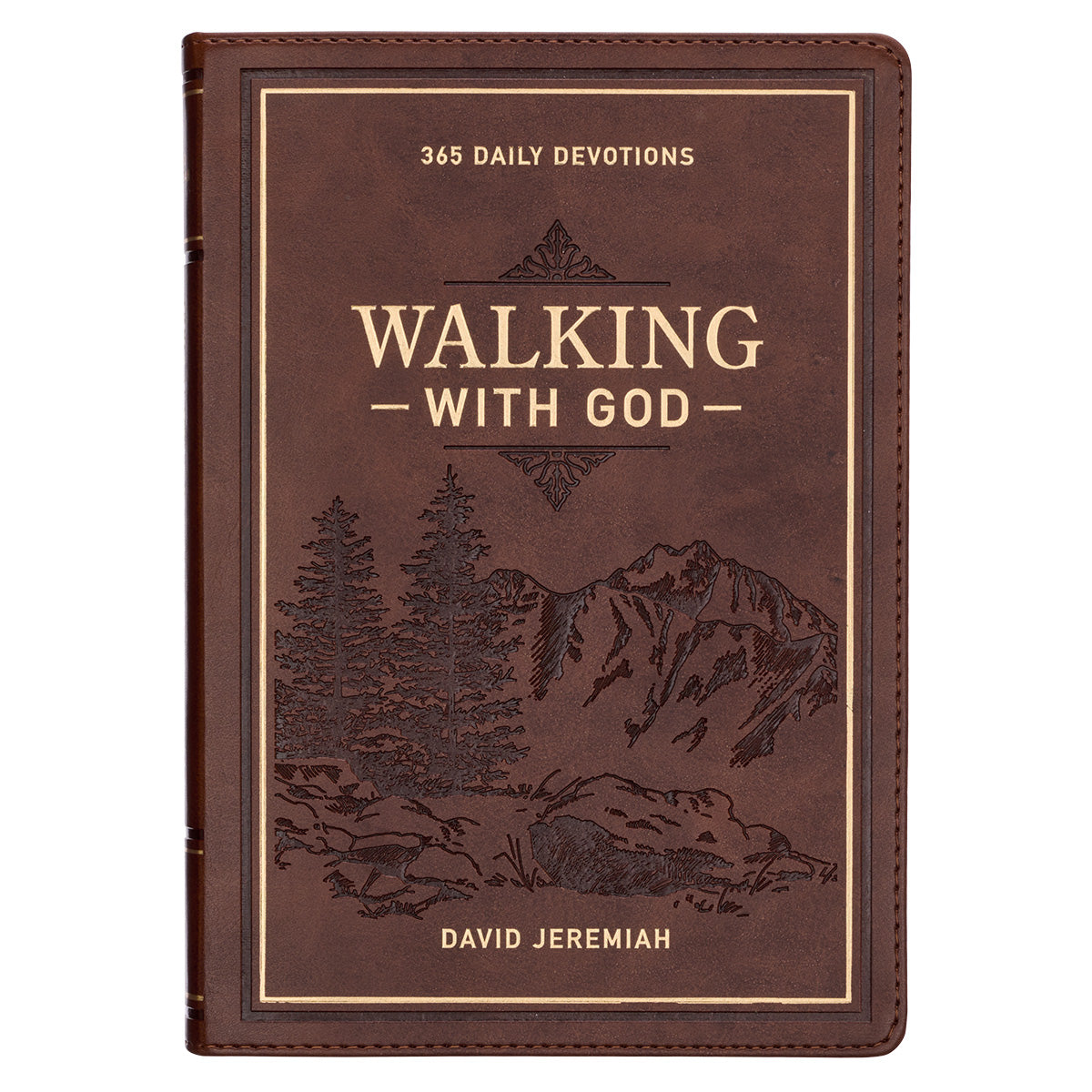 Walking With God Large Print Faux Leather