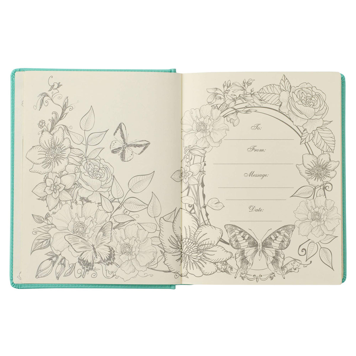 KJV Teal Faux Leather Hardcover My Promise Bible