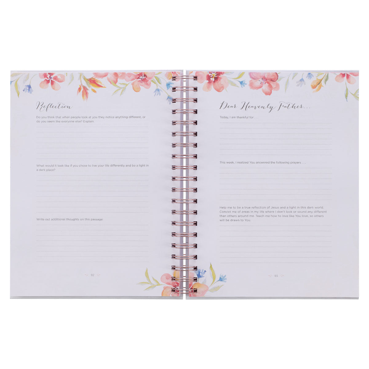 Moments In Prayer: A 52-Week Prayer Journal for Women (Wirebound)