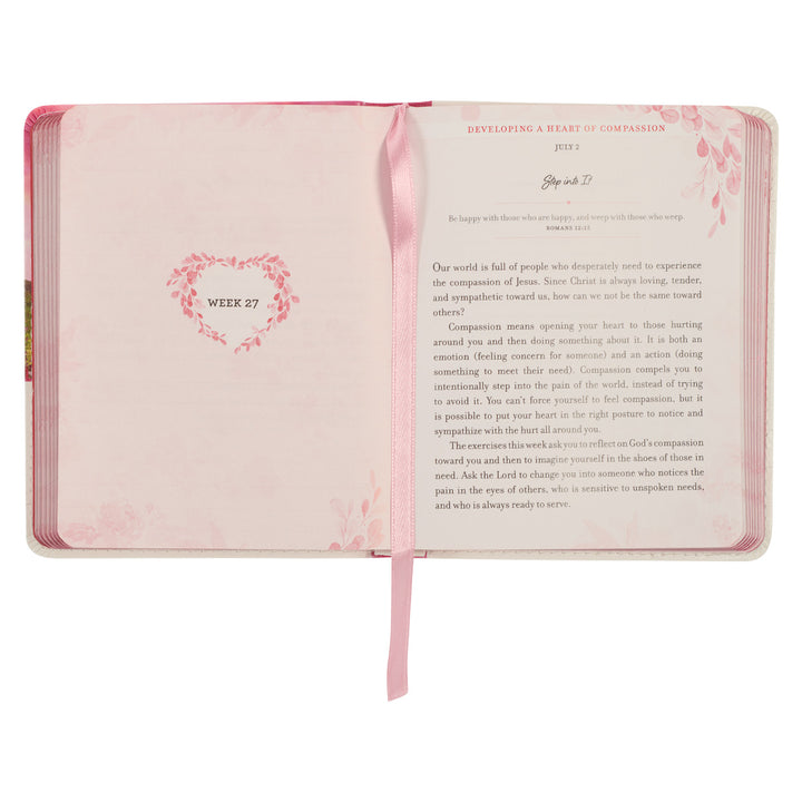 One-Minute Devotions Daily Habits Of The Heart Faux Leather