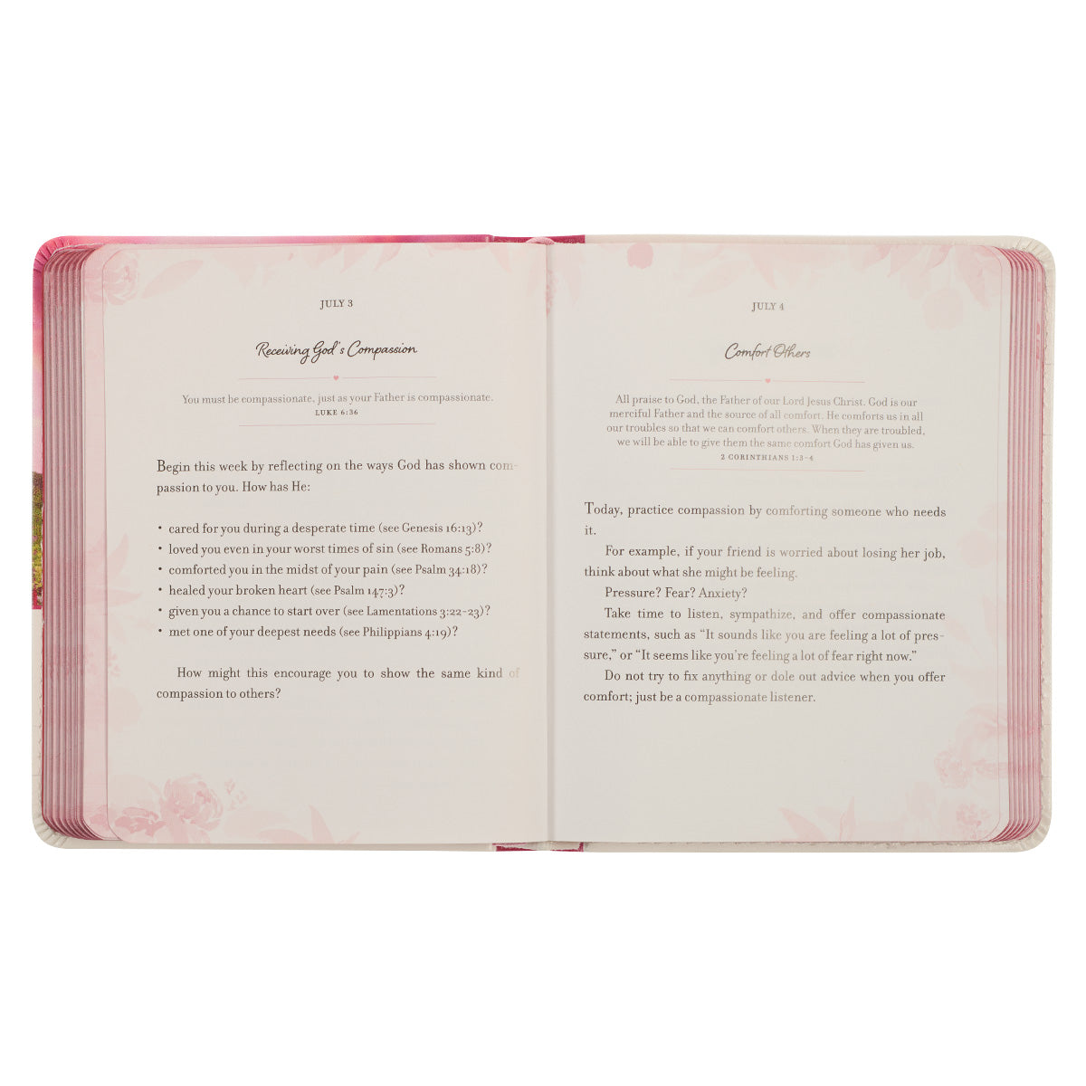 One-Minute Devotions Daily Habits Of The Heart Faux Leather