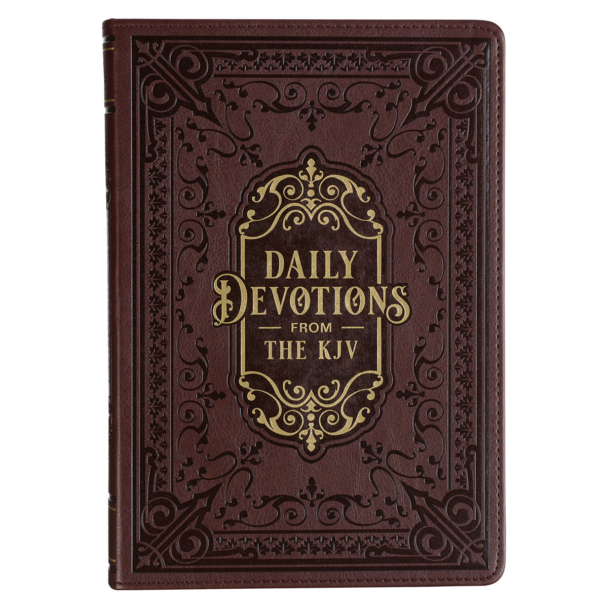 Daily Devotions From The KJV Large Print Faux Leather