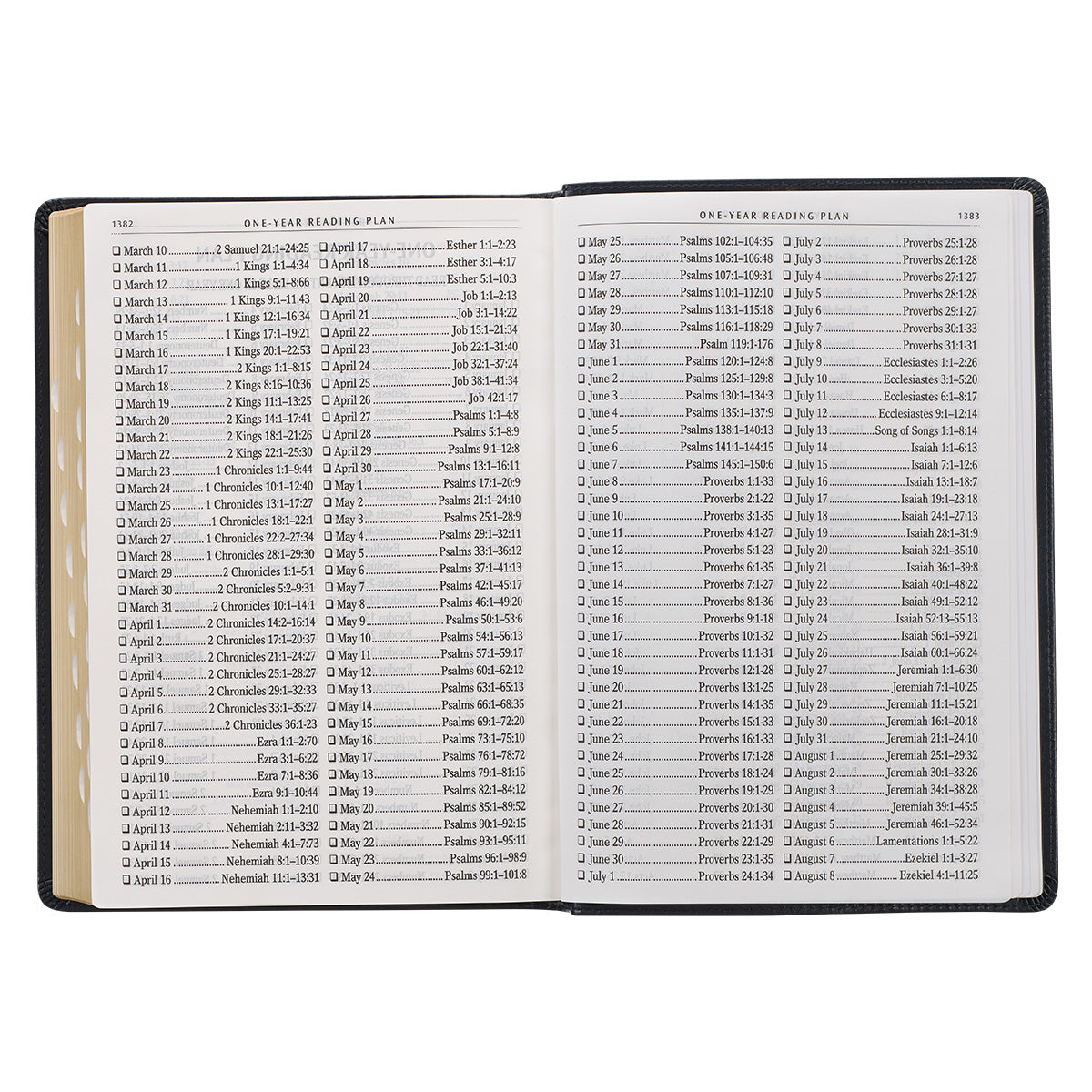 KJV Midnight Blue Antique Frame Faux Leather Full-Size Bible Giant Print Indexed