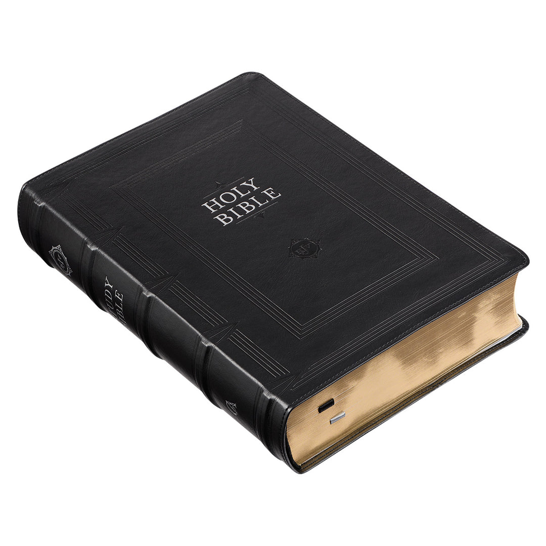 KJV Black Faux Leather Flexcover Study Bible
