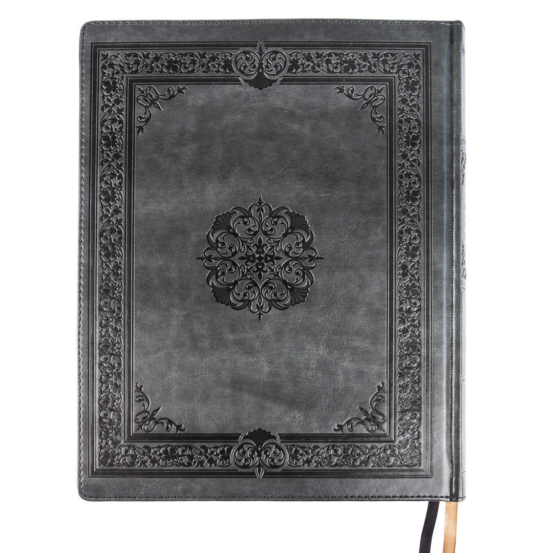 KJV Grey Faux Leather Note-Taking Bible