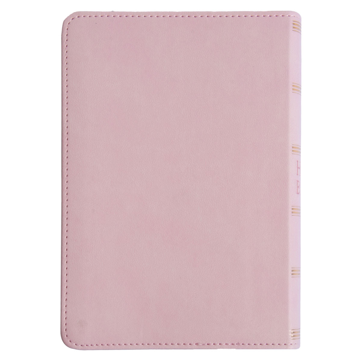 KJV Pink Floral Faux Leather Compact Bible Large Print